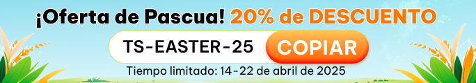 ¡Oferta de Pascua 20% DE DESCUENTO!