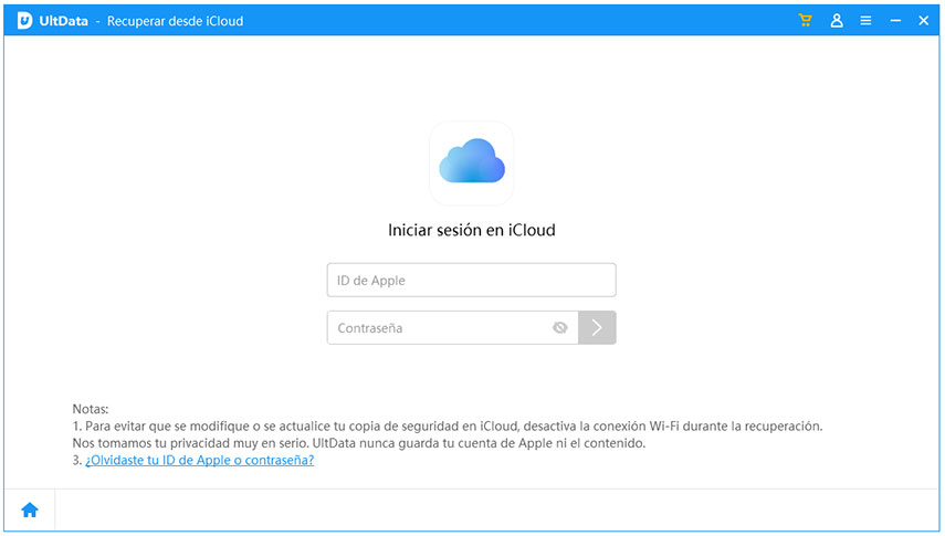 iniciar sesion icloud