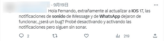 problemas sonido ios 11
