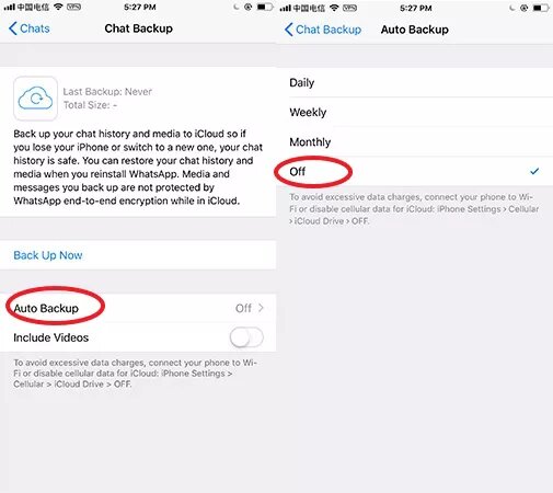 copia de seguridad whatsapp automática iphone